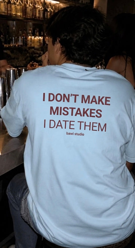 I DON'T MAKE MISTAKES - WHITE